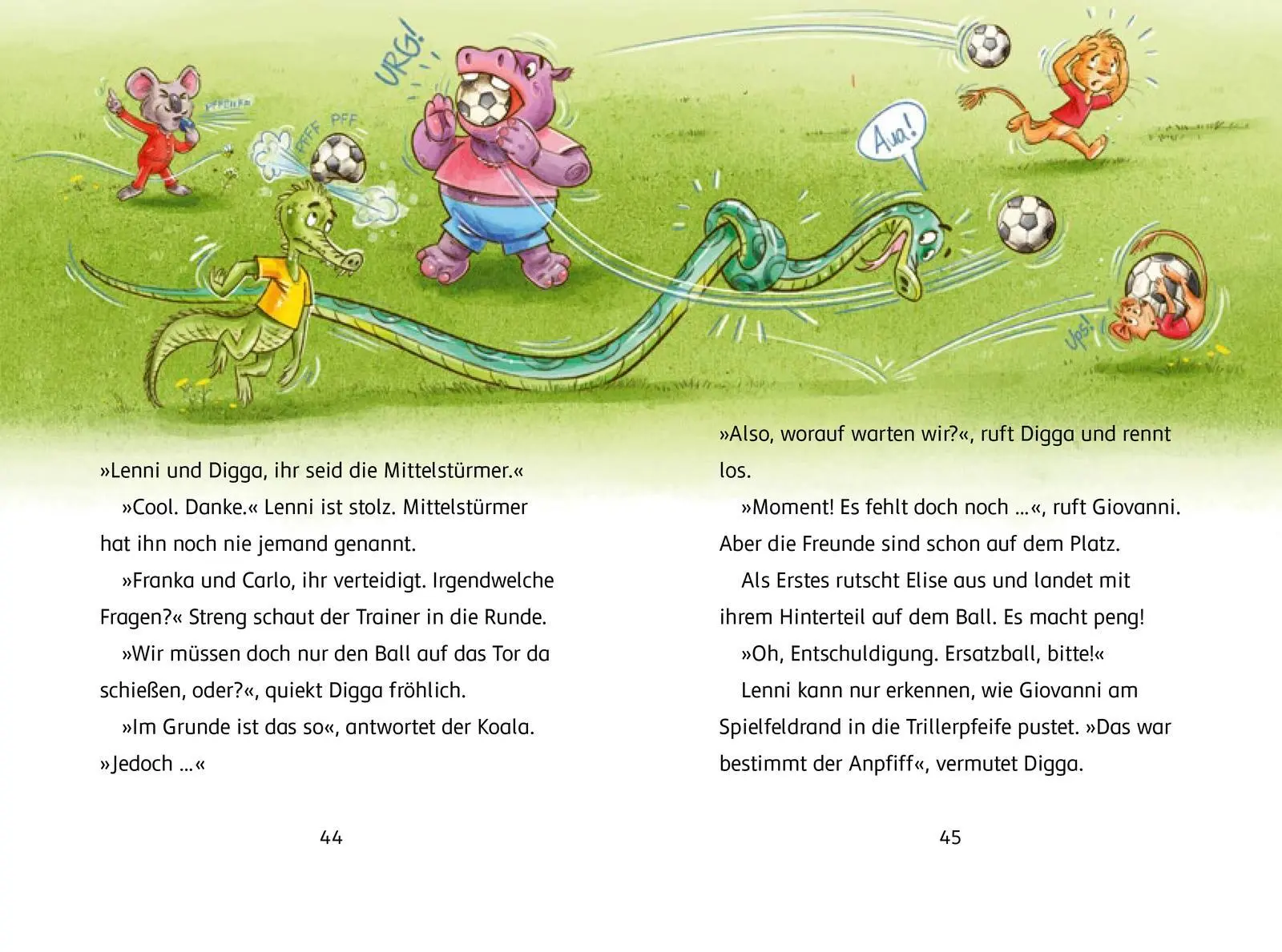Bild: 9783737343503 | Olympiade der Tiere - Gut gekickt, Löwe! | Tina Schilp | Buch | 80 S.
