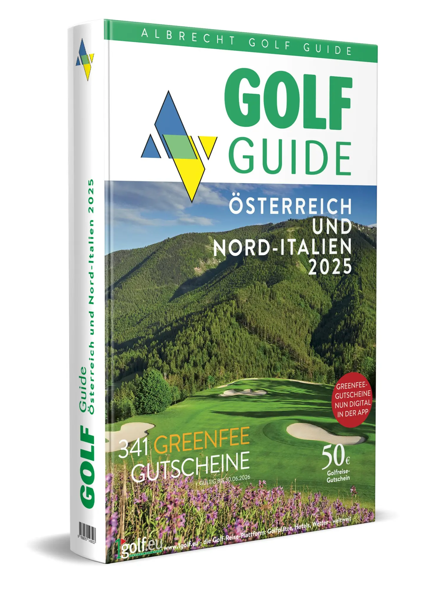Cover: 9783870143503 | Golf Guide Österreich und Nord-Italien 2025 | Thomas Mayr | Buch
