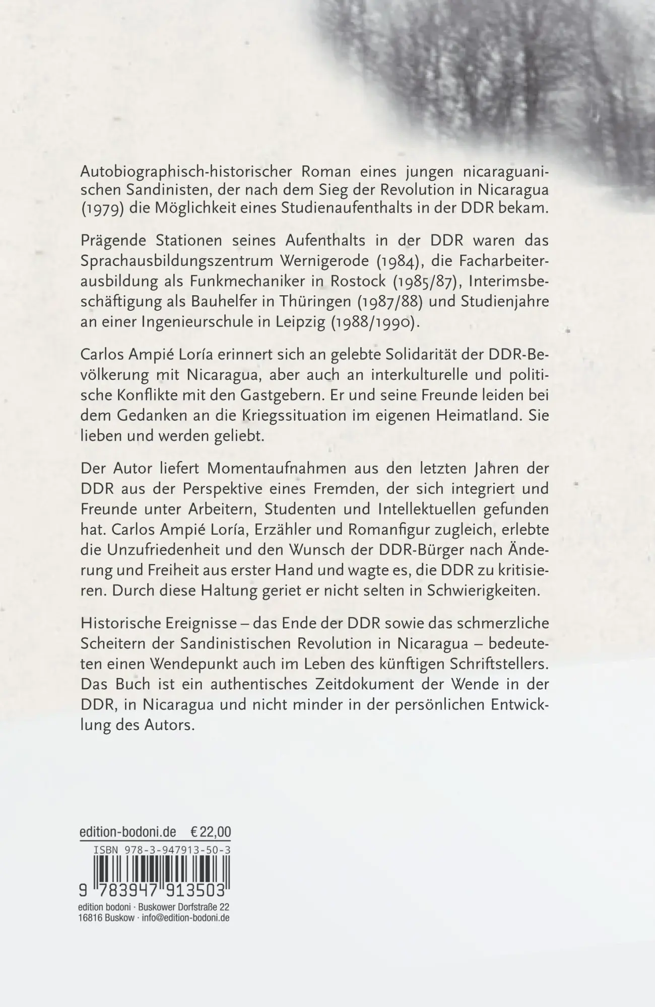 Rückseite: 9783947913503 | Fremd bin ich und ich bin es gerne | Carlos Ampié Loría | Taschenbuch