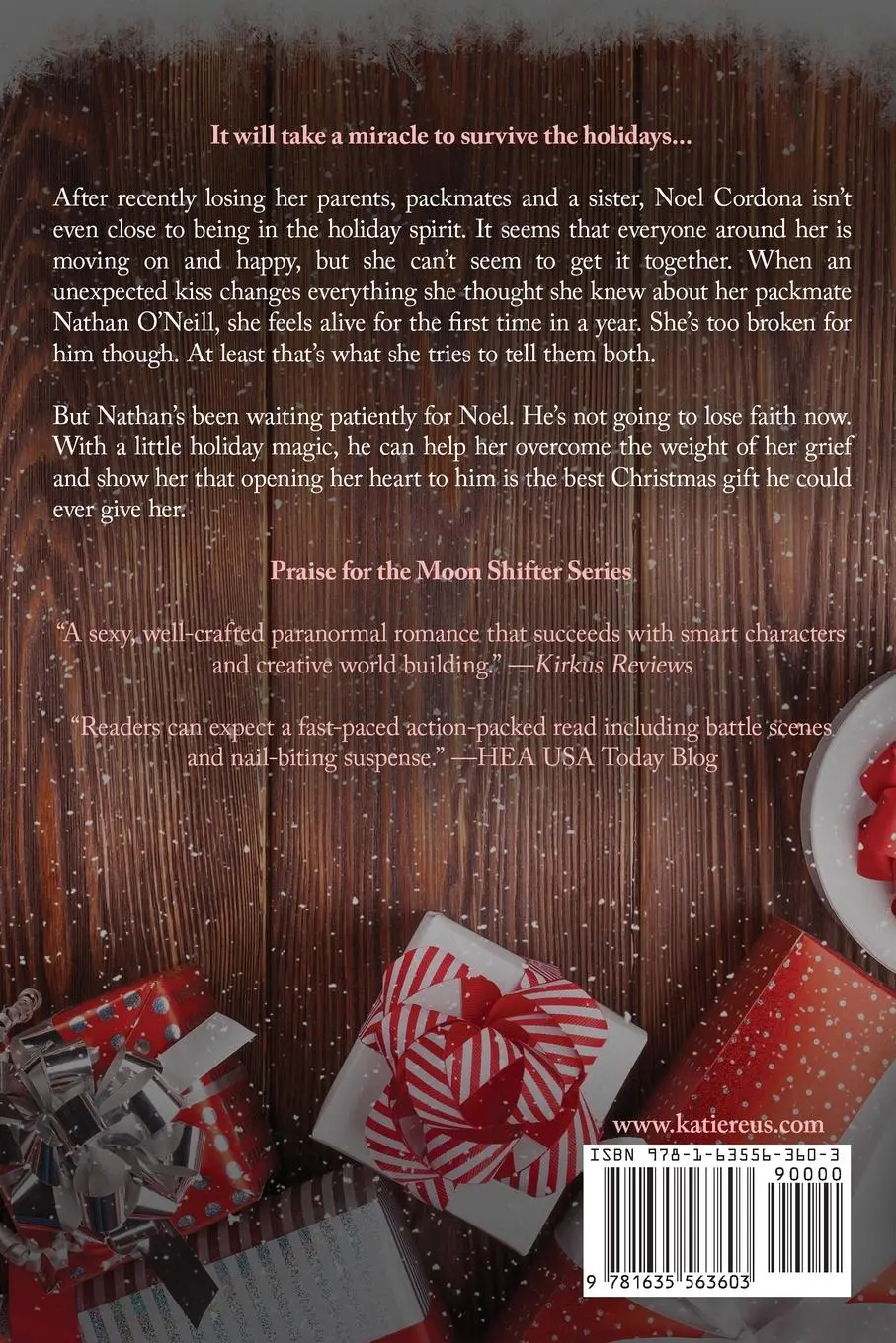 Rückseite: 9781635563603 | A Mate for Christmas | Katie Reus | Taschenbuch | Moon Shifter | 2023