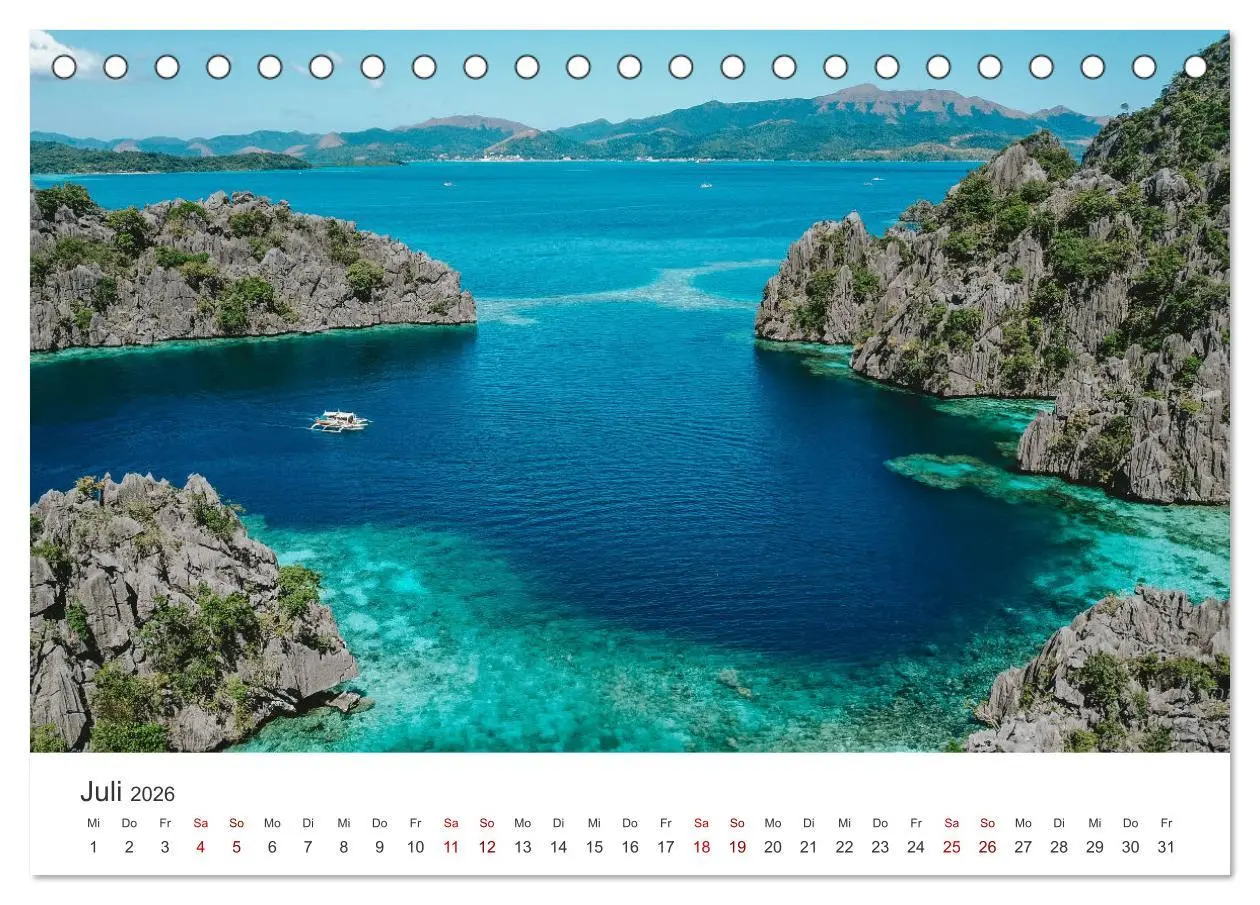 Bild: 9783457613603 | Philippinen - Eine Reise ins Paradies. (Tischkalender 2026 DIN A5...