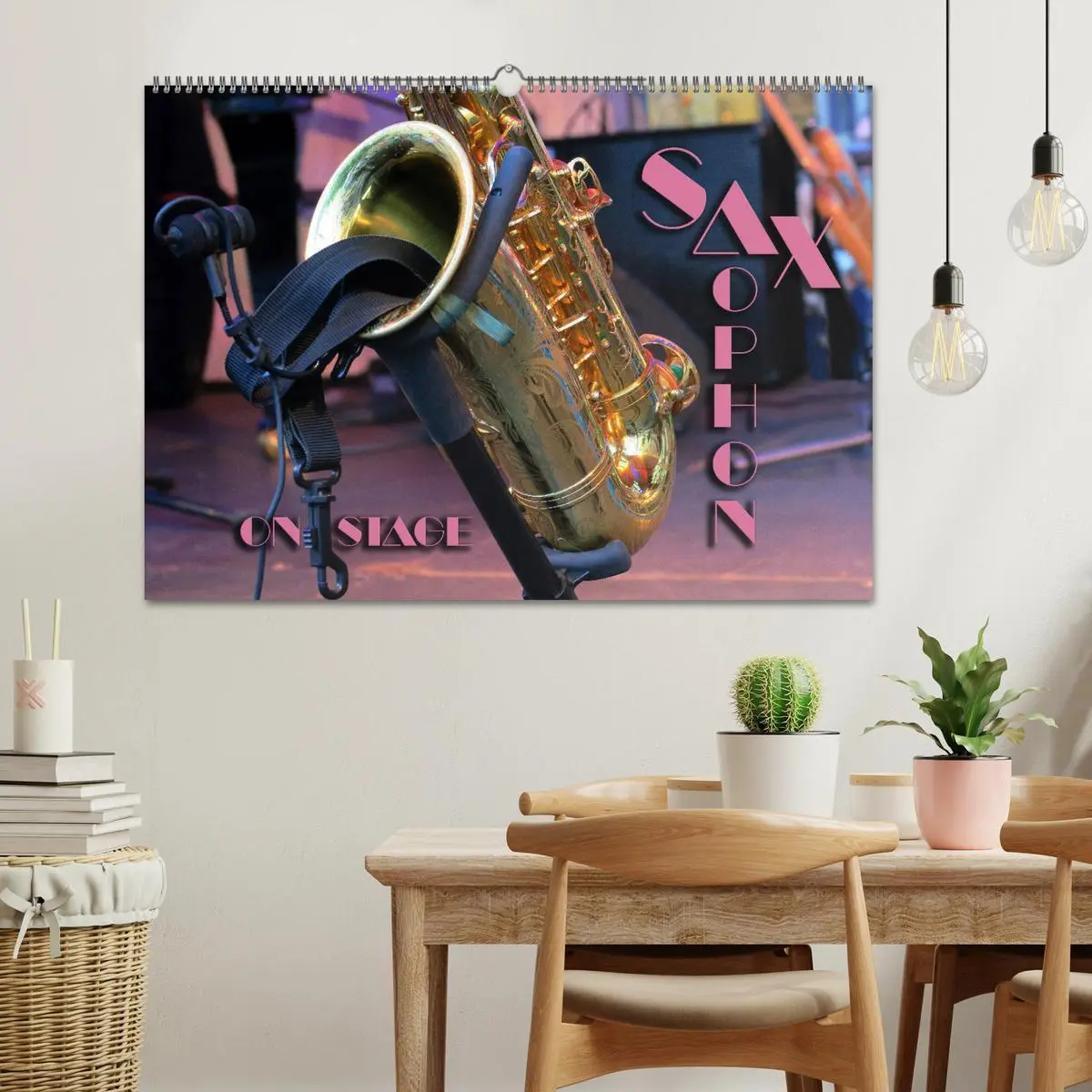 Bild: 9783457853603 | SAXOPHON - on stage (Wandkalender 2026 DIN A2 quer), CALVENDO...