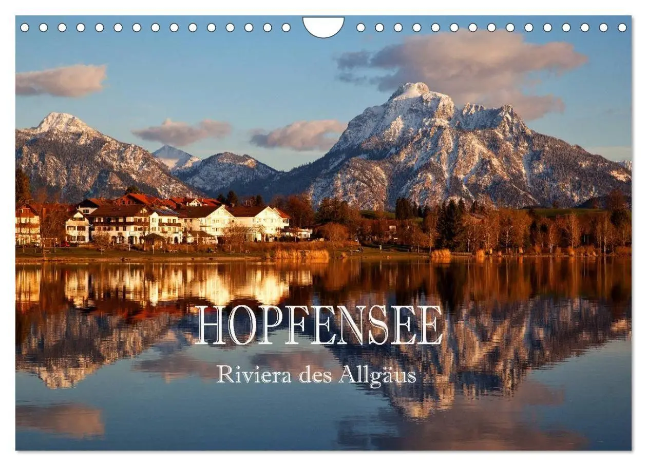 Cover: 9783569893603 | Hopfensee - Riviera des Allgäus (Wandkalender 2027 DIN A4 quer),...