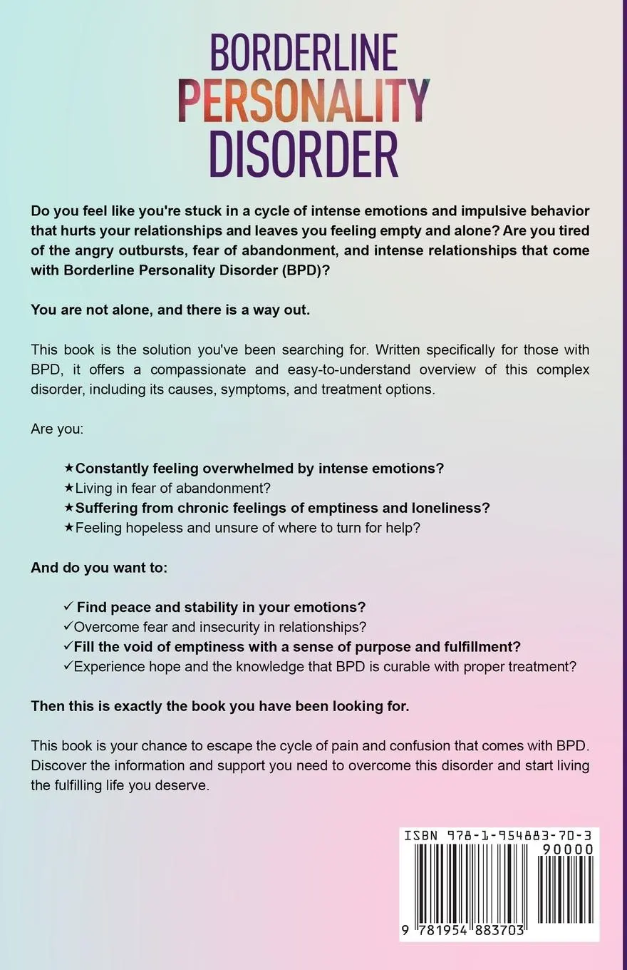 Rückseite: 9781954883703 | Borderline Personality Disorder - A BPD Survival Guide | Anna Nierling