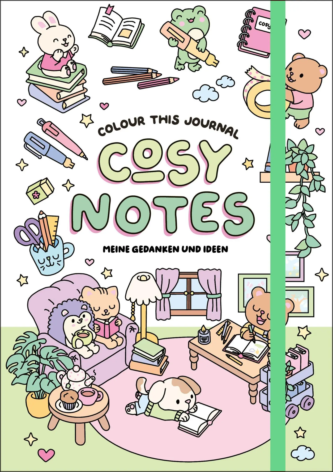 Cover: 9783809453703 | Cosy Notes - Colour this Journal | Luisa Kleemann | Taschenbuch | 2026