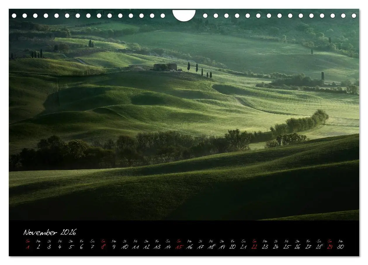 Bild: 9783516163803 | Licht der Toscana (Wandkalender 2026 DIN A4 quer), CALVENDO...
