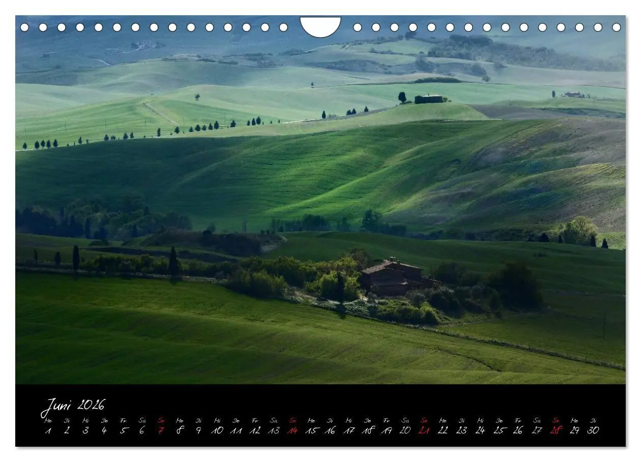 Bild: 9783516163803 | Licht der Toscana (Wandkalender 2026 DIN A4 quer), CALVENDO...