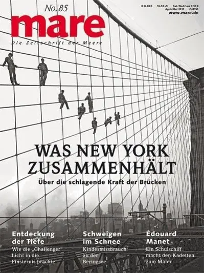 Cover: 9783936543803 | mare - die Zeitschrift der Meere / No. 85 / Brücken | Nikolaus Gelpke