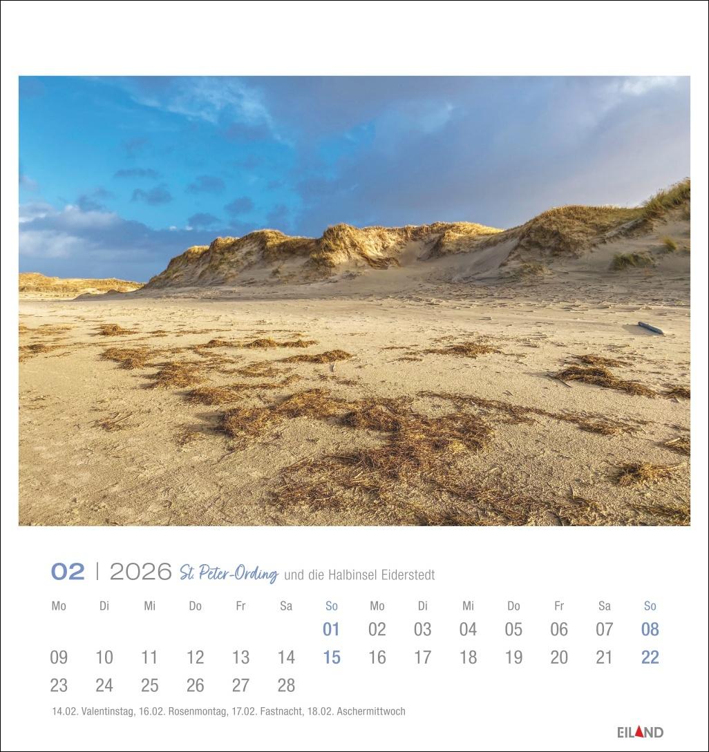 Bild: 9783964023803 | St. Peter-Ording und die Halbinsel Eiderstedt Postkartenkalender 2026