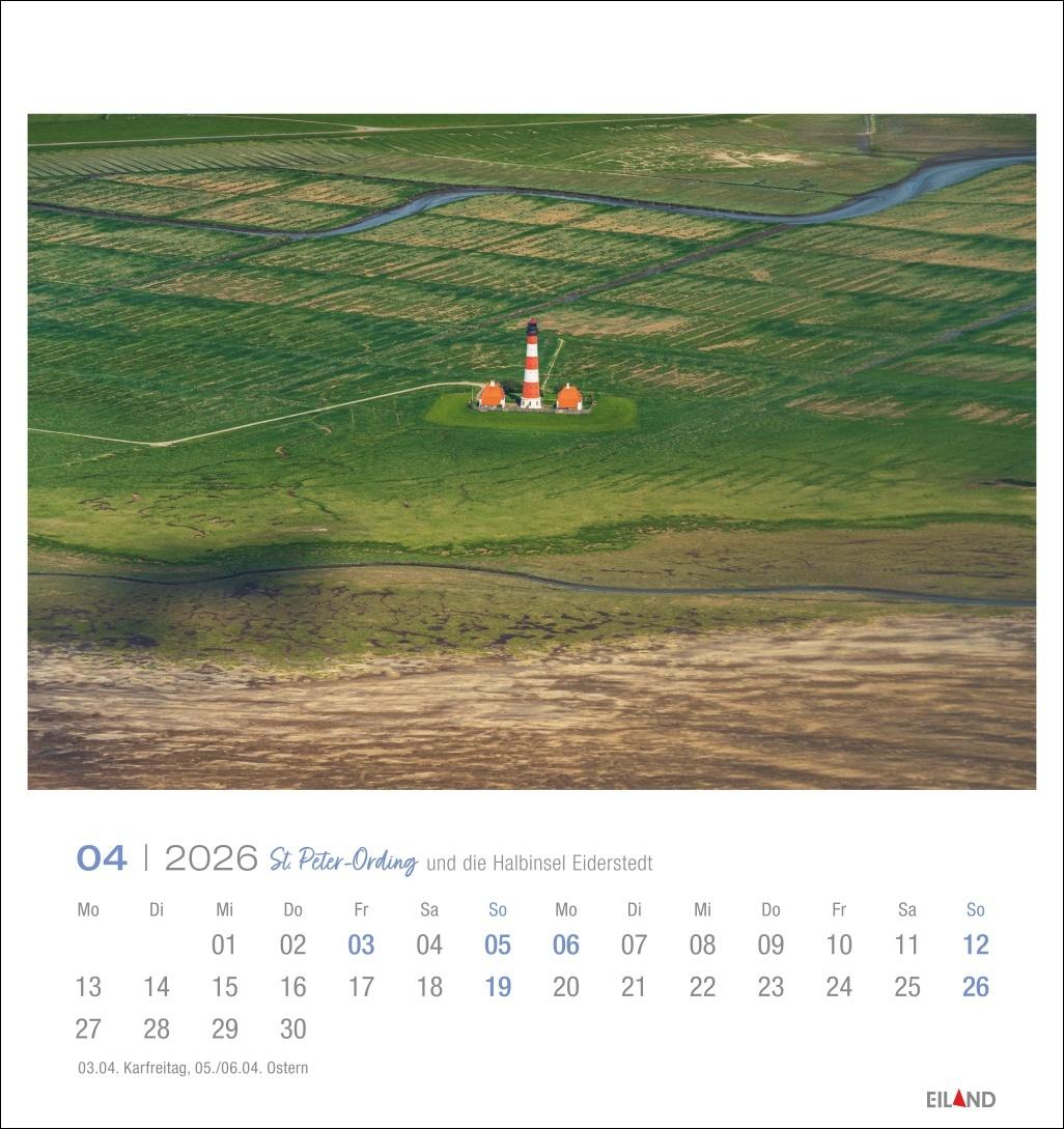 Bild: 9783964023803 | St. Peter-Ording und die Halbinsel Eiderstedt Postkartenkalender 2026