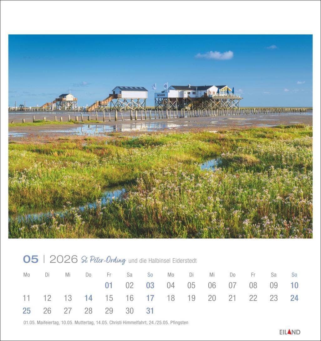 Bild: 9783964023803 | St. Peter-Ording und die Halbinsel Eiderstedt Postkartenkalender 2026