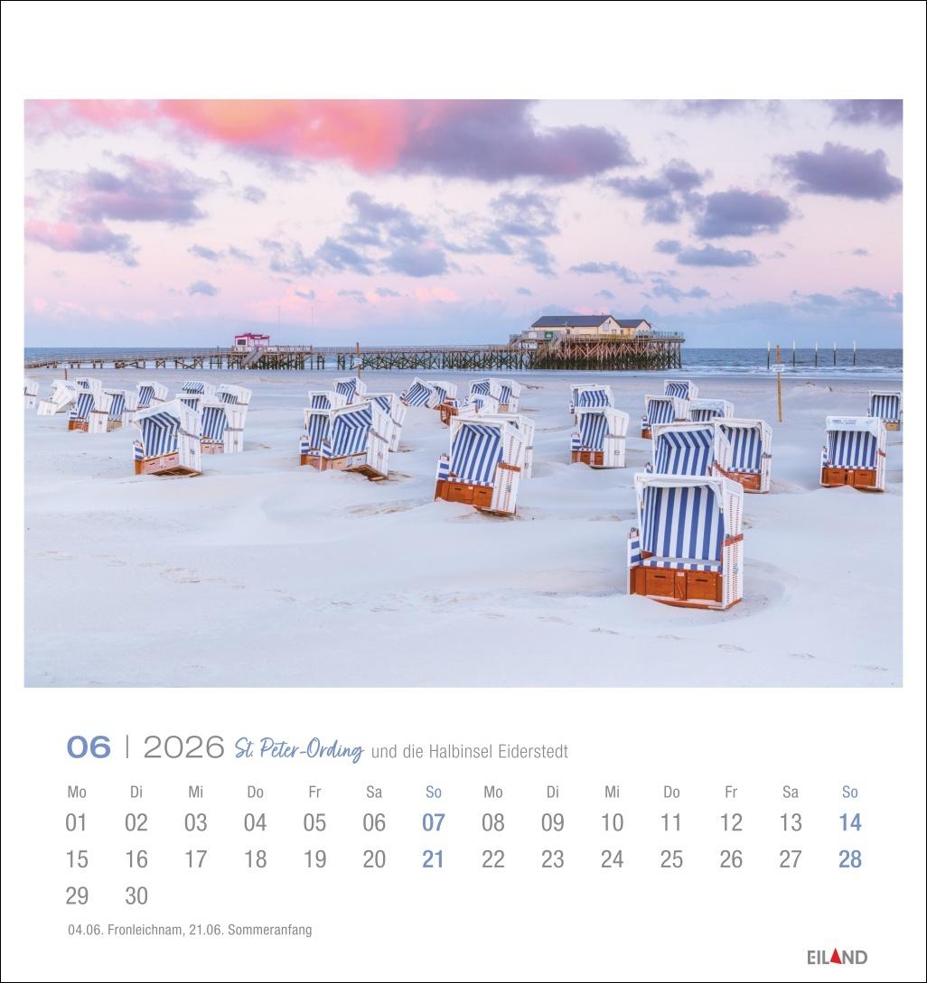 Bild: 9783964023803 | St. Peter-Ording und die Halbinsel Eiderstedt Postkartenkalender 2026