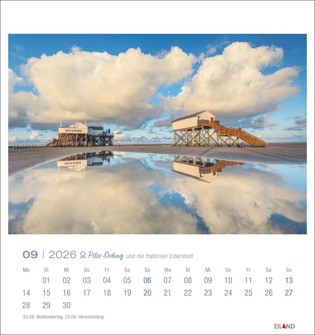 Bild: 9783964023803 | St. Peter-Ording und die Halbinsel Eiderstedt Postkartenkalender 2026