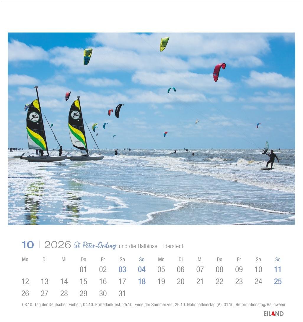 Bild: 9783964023803 | St. Peter-Ording und die Halbinsel Eiderstedt Postkartenkalender 2026