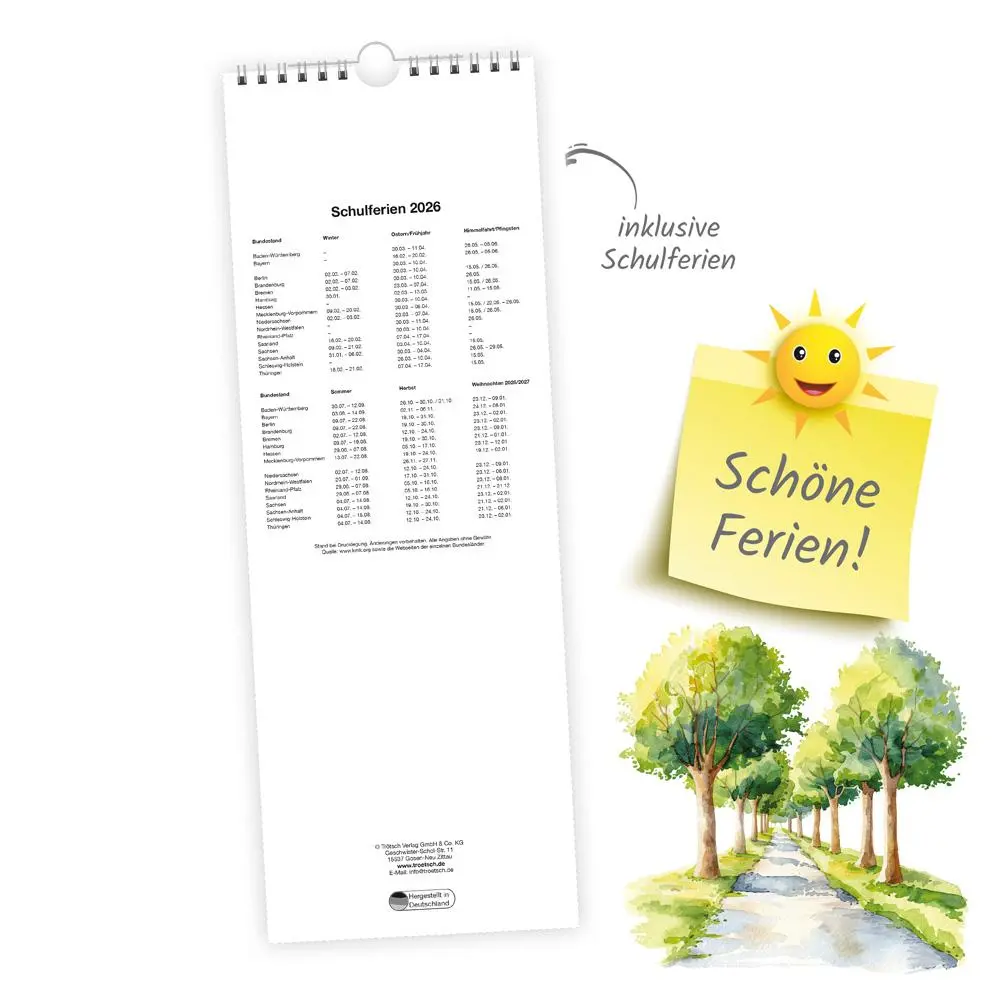 Bild: 9783988023803 | Trötsch Maxi-Streifenkalender Oma und Opa Terminkalender 2026 | KG