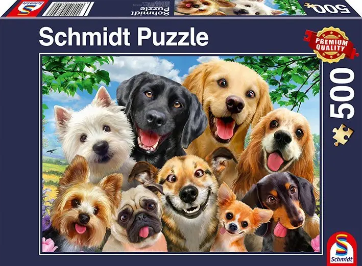 Cover: 4001504583903 | Hunde-Selfie (Puzzle) | Spiel | In Spielebox | 2019 | Schmidt Spiele