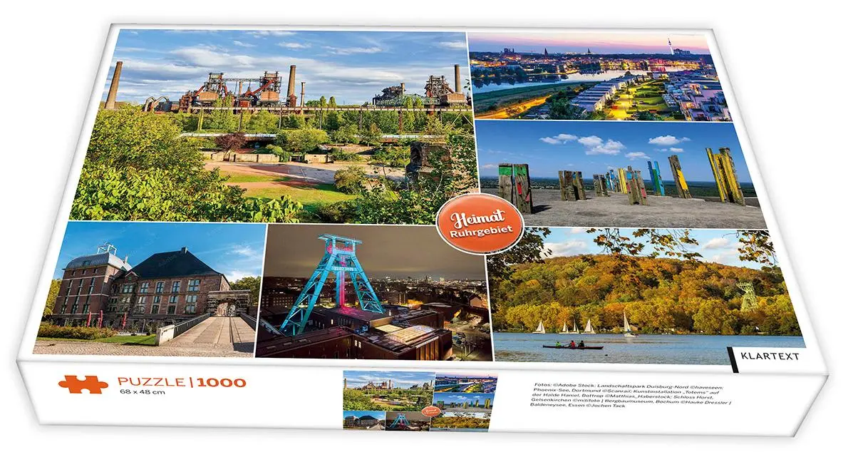 Cover: 4260056333903 | Puzzle Heimat Ruhrgebiet | 1000 Teile | Puzzle | 1 S. | 55390 | 2025
