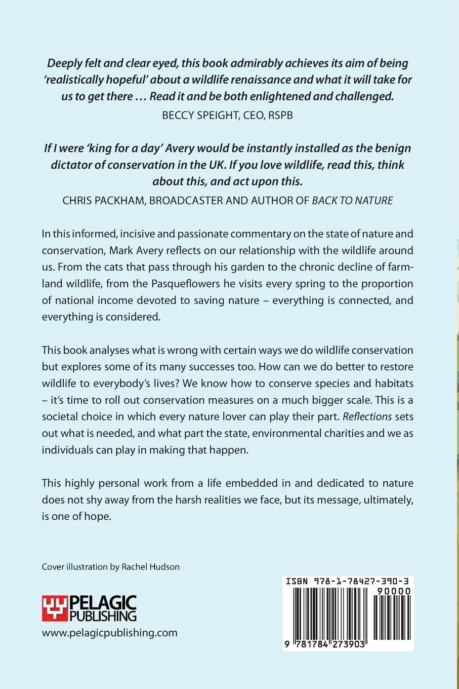 Rückseite: 9781784273903 | Reflections | What Wildlife Needs and How to Provide it | Mark Avery