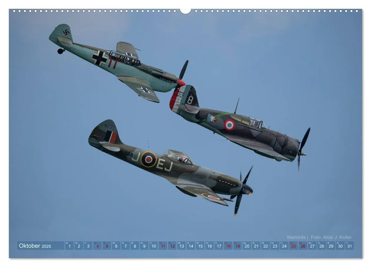Bild: 9783435423903 | Historische Propellerflugzeuge 2025 (Wandkalender 2025 DIN A2...