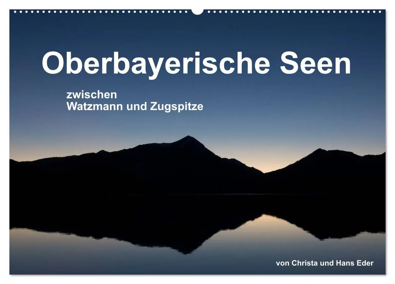 Cover: 9783516223903 | Oberbayerische Seen (Wandkalender 2026 DIN A2 quer), CALVENDO...