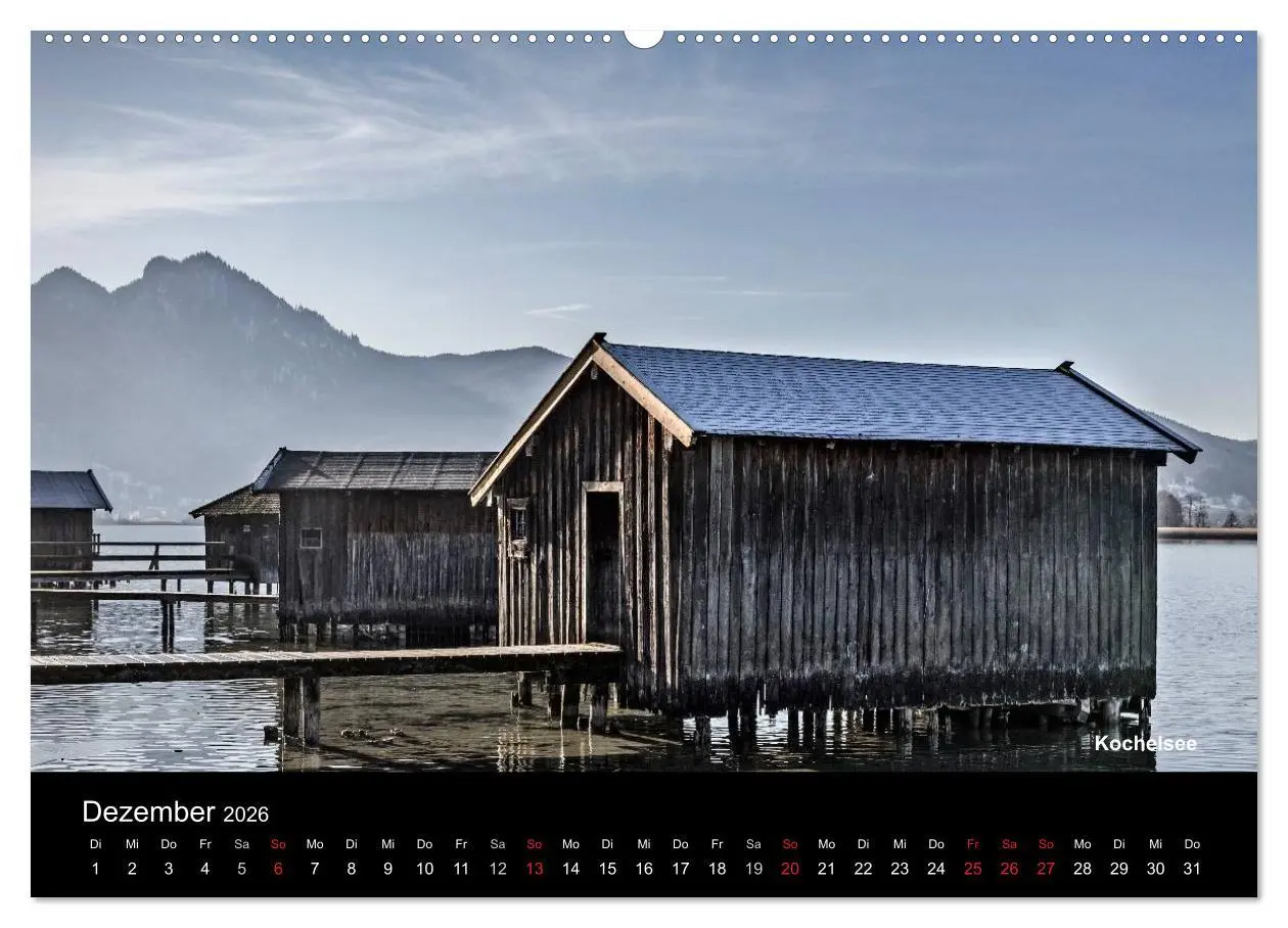 Bild: 9783516223903 | Oberbayerische Seen (Wandkalender 2026 DIN A2 quer), CALVENDO...
