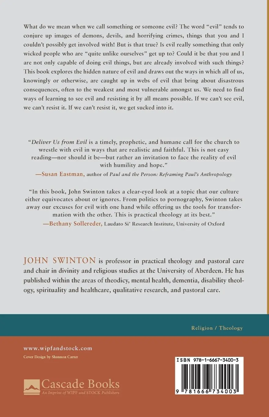 Rückseite: 9781666734003 | Deliver Us from Evil | John Swinton | Taschenbuch | Englisch | 2022