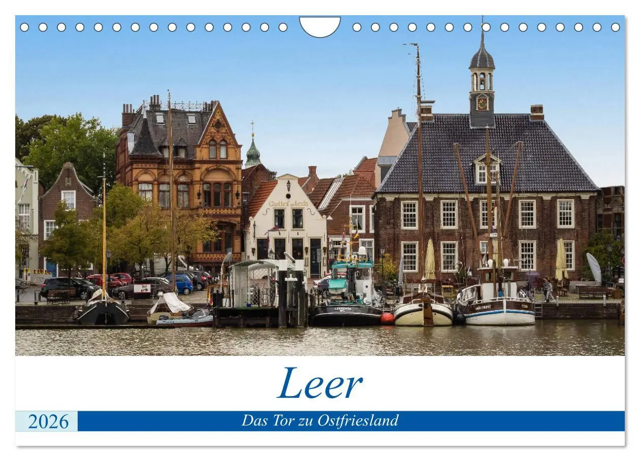Cover: 9783457884003 | Leer - Das Tor zu Ostfriesland (Wandkalender 2026 DIN A4 quer),...