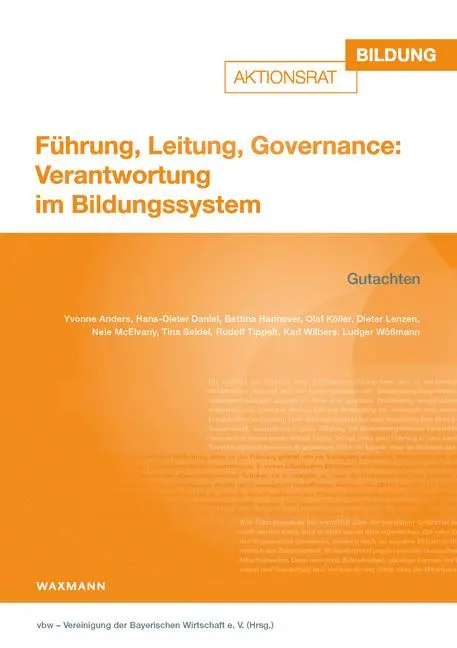 Cover: 9783830944003 | Führung, Leitung, Governance: Verantwortung im Bildungssystem | V.
