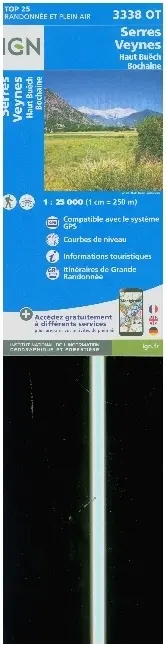 Cover: 9782758554103 | 3338OT Serres Veynes | (Land-)Karte | Französisch | 2023
