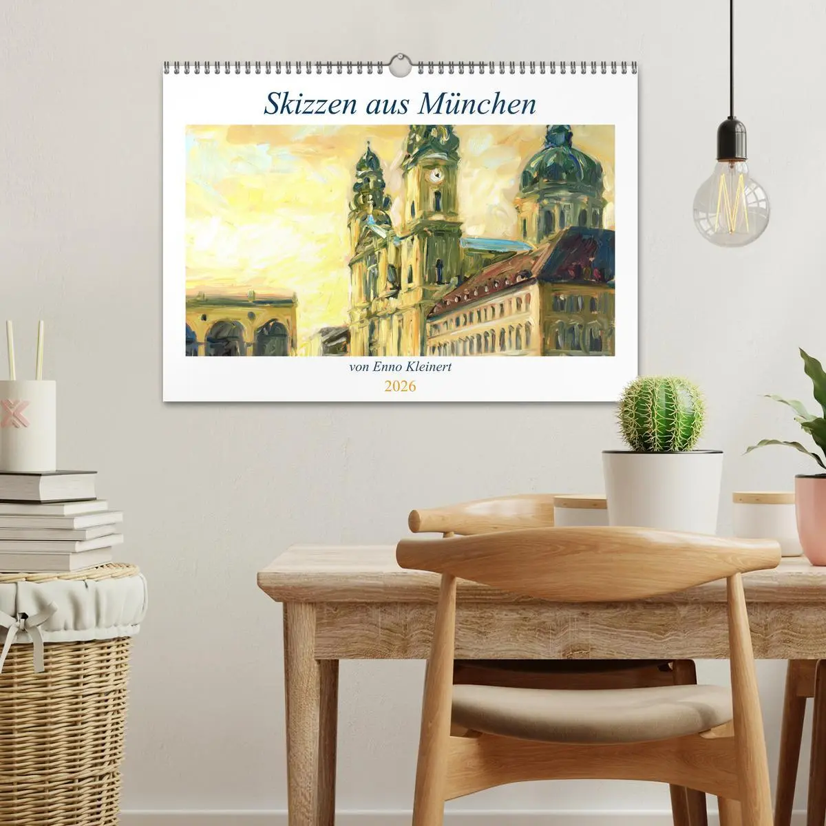 Bild: 9783457634103 | Skizzen aus München (Wandkalender 2026 DIN A3 quer), CALVENDO...
