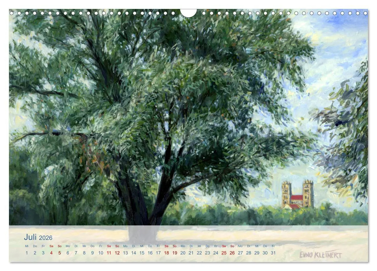 Bild: 9783457634103 | Skizzen aus München (Wandkalender 2026 DIN A3 quer), CALVENDO...