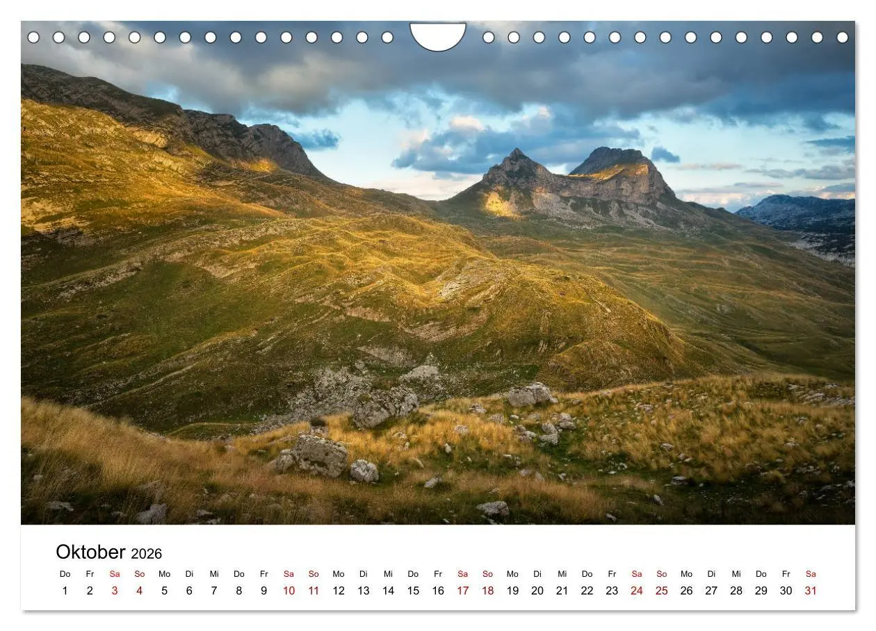 Bild: 9783457874103 | Montenegro - Land der schwarzen Berge (Wandkalender 2026 DIN A4...