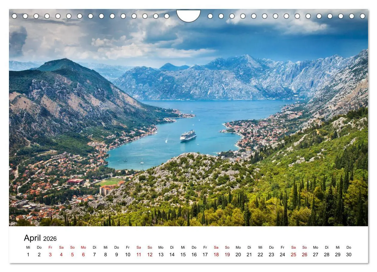 Bild: 9783457874103 | Montenegro - Land der schwarzen Berge (Wandkalender 2026 DIN A4...