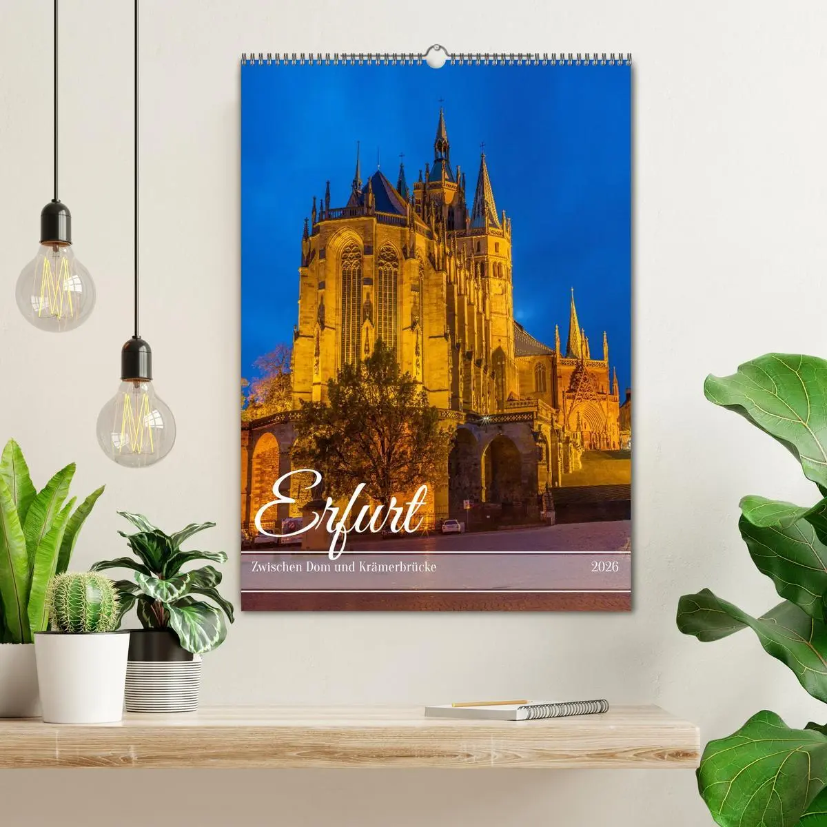 Bild: 9783516584103 | Erfurt - Zwischen Dom und Krämerbrücke (Wandkalender 2026 DIN A2...