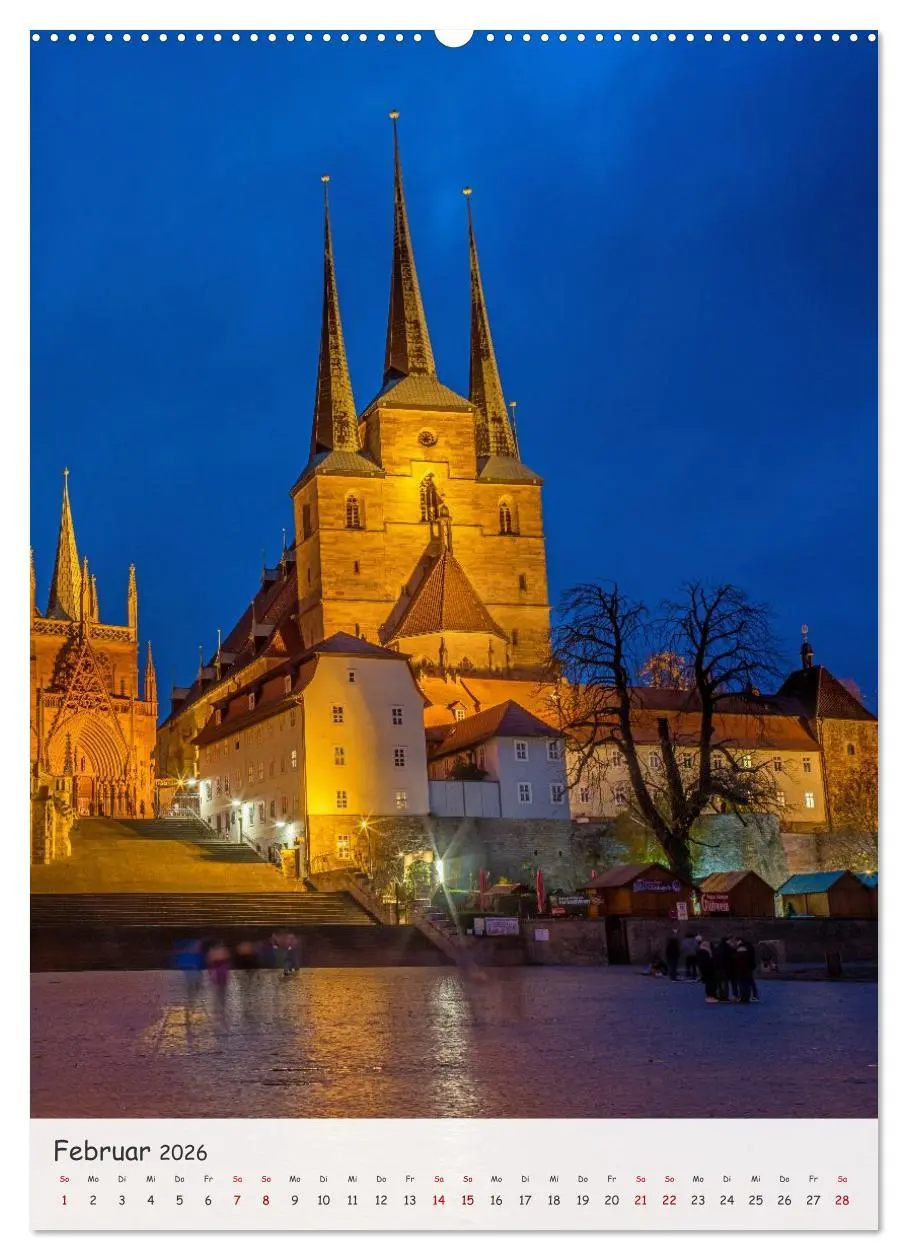 Bild: 9783516584103 | Erfurt - Zwischen Dom und Krämerbrücke (Wandkalender 2026 DIN A2...