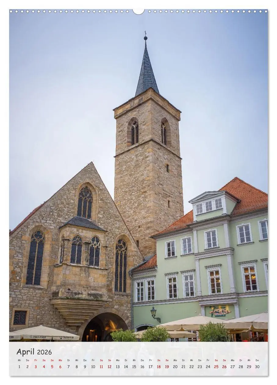 Bild: 9783516584103 | Erfurt - Zwischen Dom und Krämerbrücke (Wandkalender 2026 DIN A2...