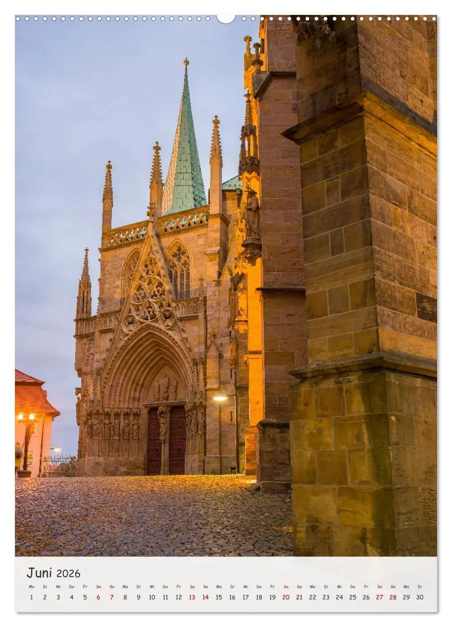 Bild: 9783516584103 | Erfurt - Zwischen Dom und Krämerbrücke (Wandkalender 2026 DIN A2...