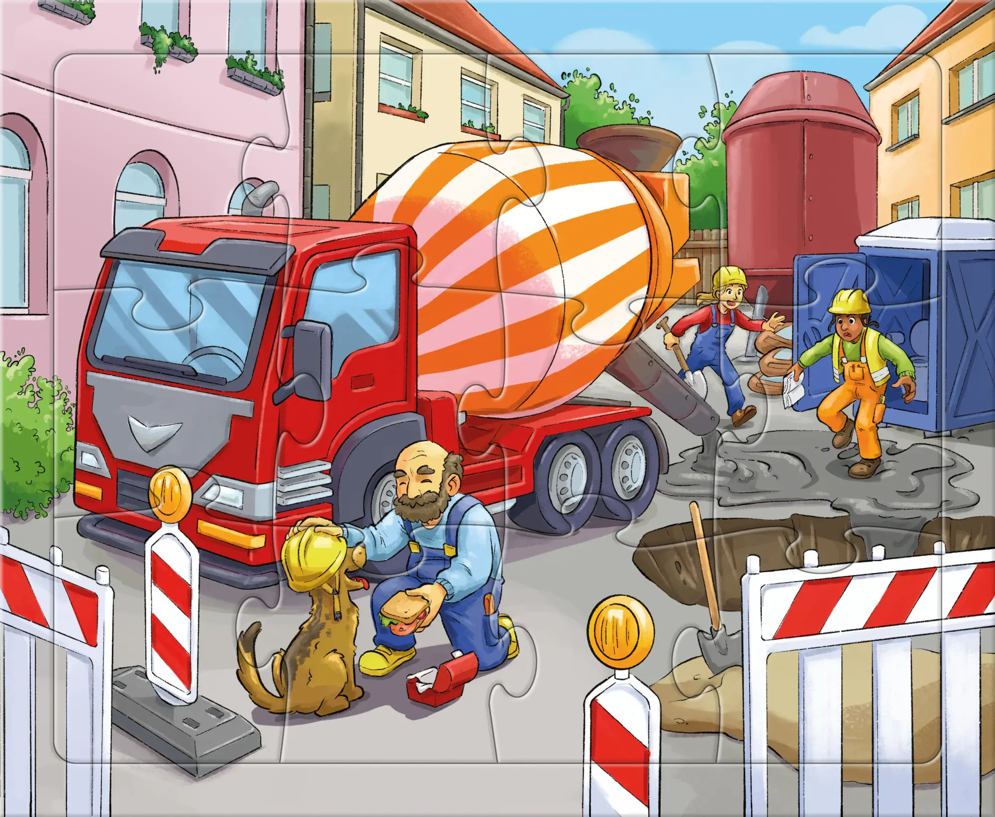 Bild: 4010168254203 | Puzzles Baustellenfahrzeuge | Kaja Reinki | Spiel | Brettspiel | 2020