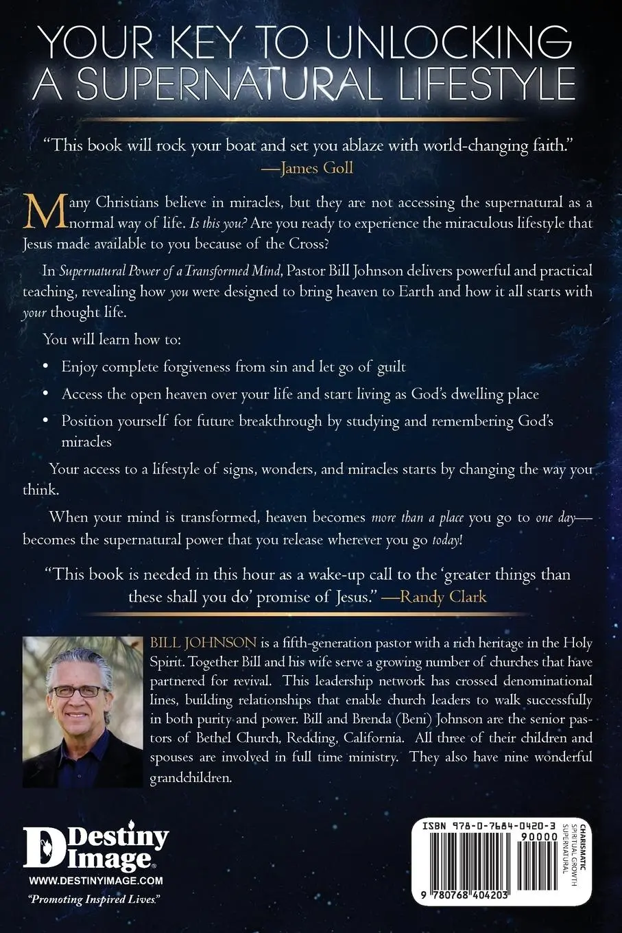 Rückseite: 9780768404203 | The Supernatural Power of a Transformed Mind Expanded Edition | Buch