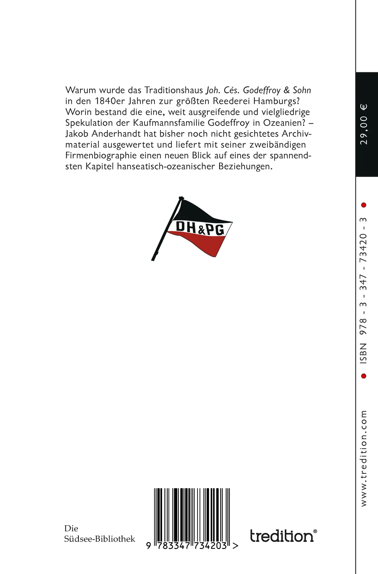 Rückseite: 9783347734203 | Godeffroys in Ozeanien | Die Geschichte einer Spekulation - Band 2