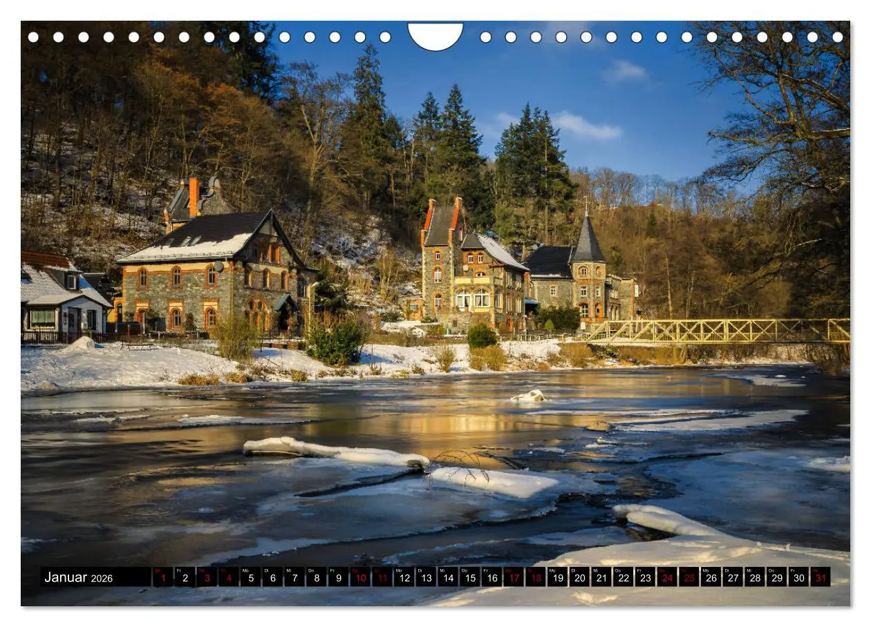 Bild: 9783457864203 | Flüsse und Seen im Harz (Wandkalender 2026 DIN A4 quer), CALVENDO...