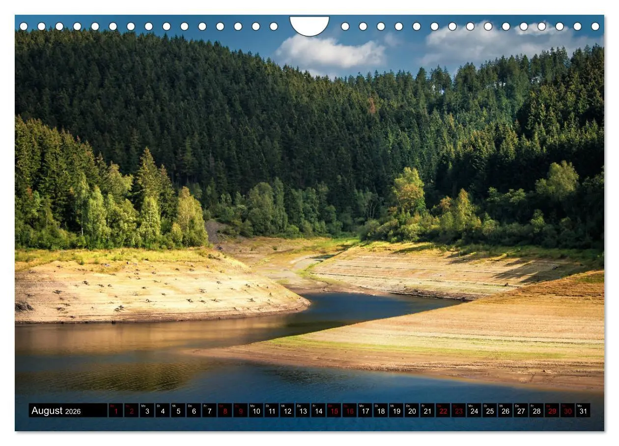 Bild: 9783457864203 | Flüsse und Seen im Harz (Wandkalender 2026 DIN A4 quer), CALVENDO...