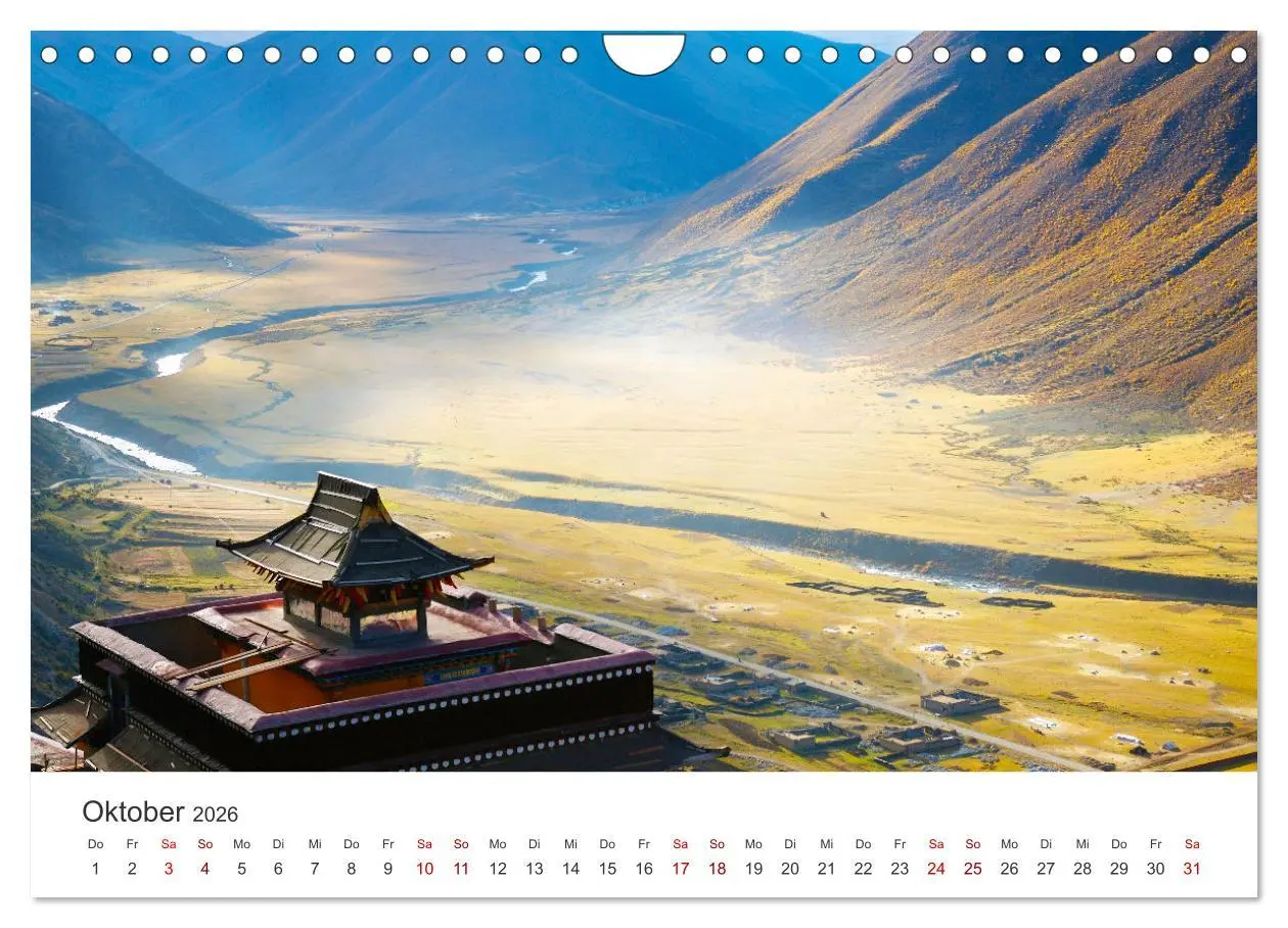 Bild: 9783457614303 | Tibet - Am Fuße des Mount Everest. (Wandkalender 2026 DIN A4 quer),...
