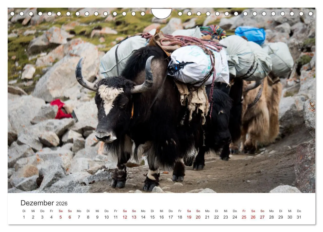 Bild: 9783457614303 | Tibet - Am Fuße des Mount Everest. (Wandkalender 2026 DIN A4 quer),...