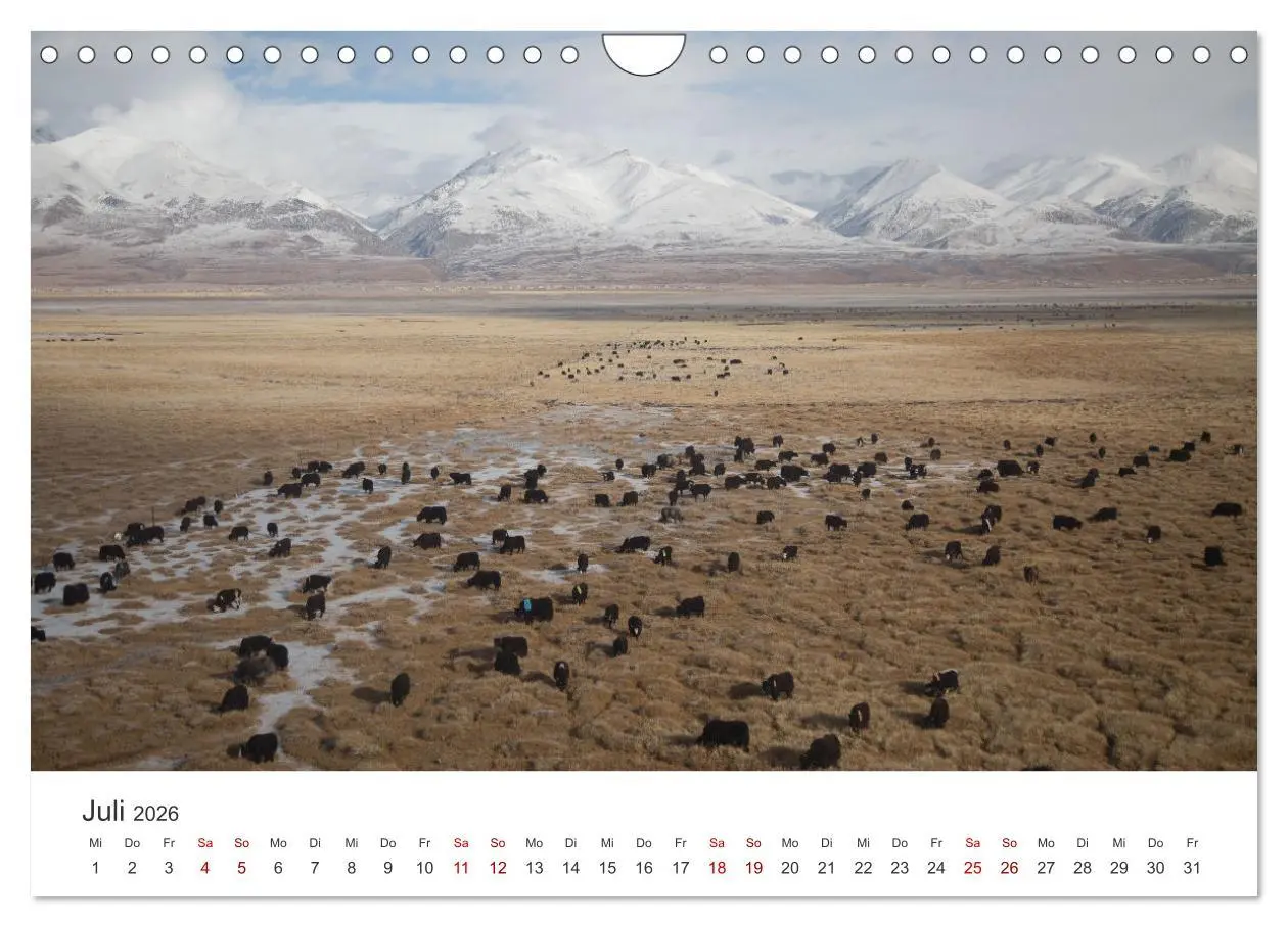 Bild: 9783457614303 | Tibet - Am Fuße des Mount Everest. (Wandkalender 2026 DIN A4 quer),...