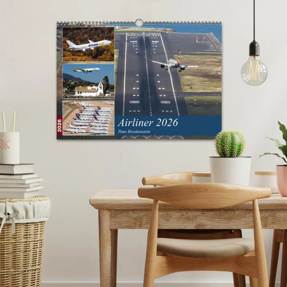 Bild: 9783457924303 | Airliner 2026 (Wandkalender 2026 DIN A3 quer), CALVENDO Monatskalender
