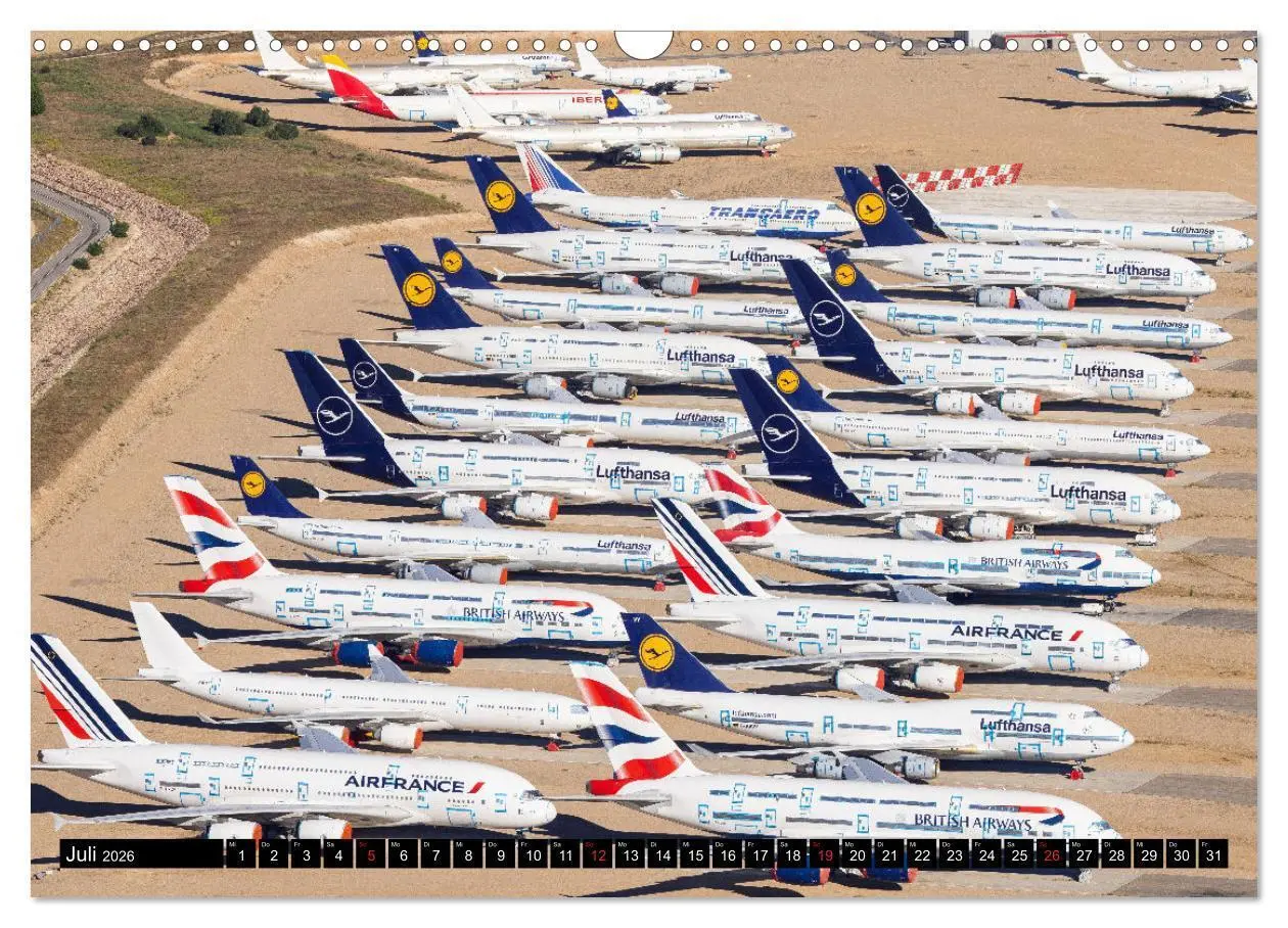 Bild: 9783457924303 | Airliner 2026 (Wandkalender 2026 DIN A3 quer), CALVENDO Monatskalender