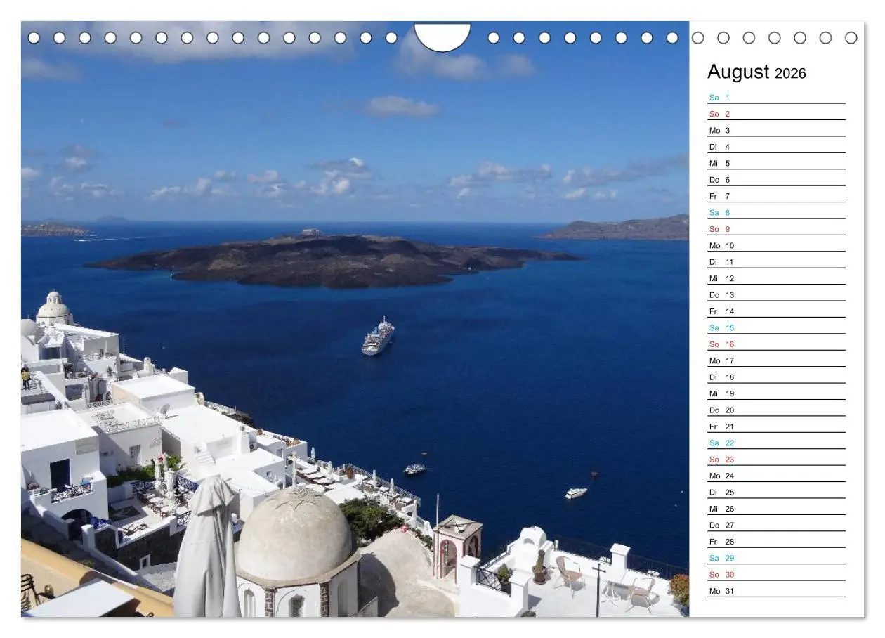 Bild: 9783516014303 | Traumziele in Europa (Wandkalender 2026 DIN A4 quer), CALVENDO...