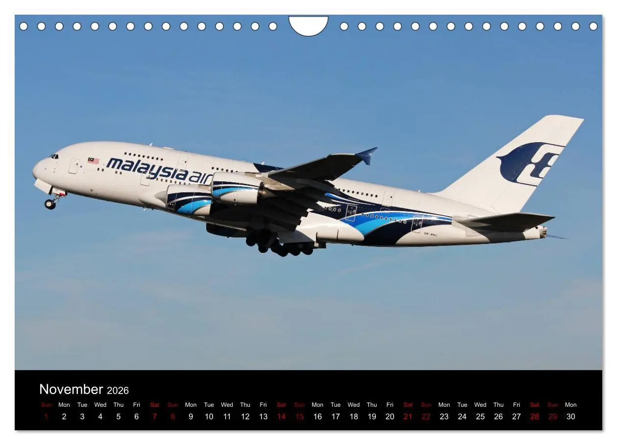 Bild: 9783516564303 | A380 SuperJumbo (Wall Calendar 2026 DIN A4 landscape), CALVENDO 12...