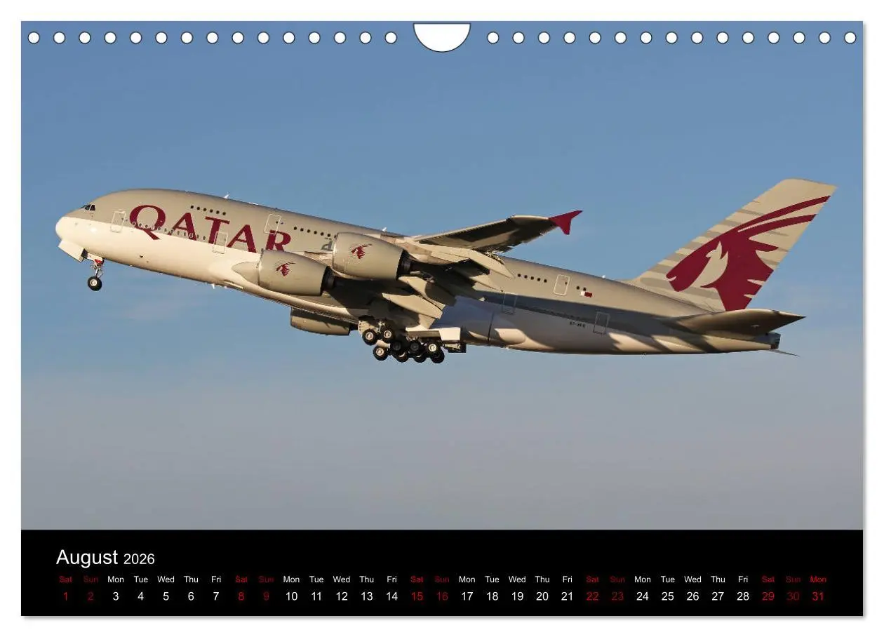 Bild: 9783516564303 | A380 SuperJumbo (Wall Calendar 2026 DIN A4 landscape), CALVENDO 12...